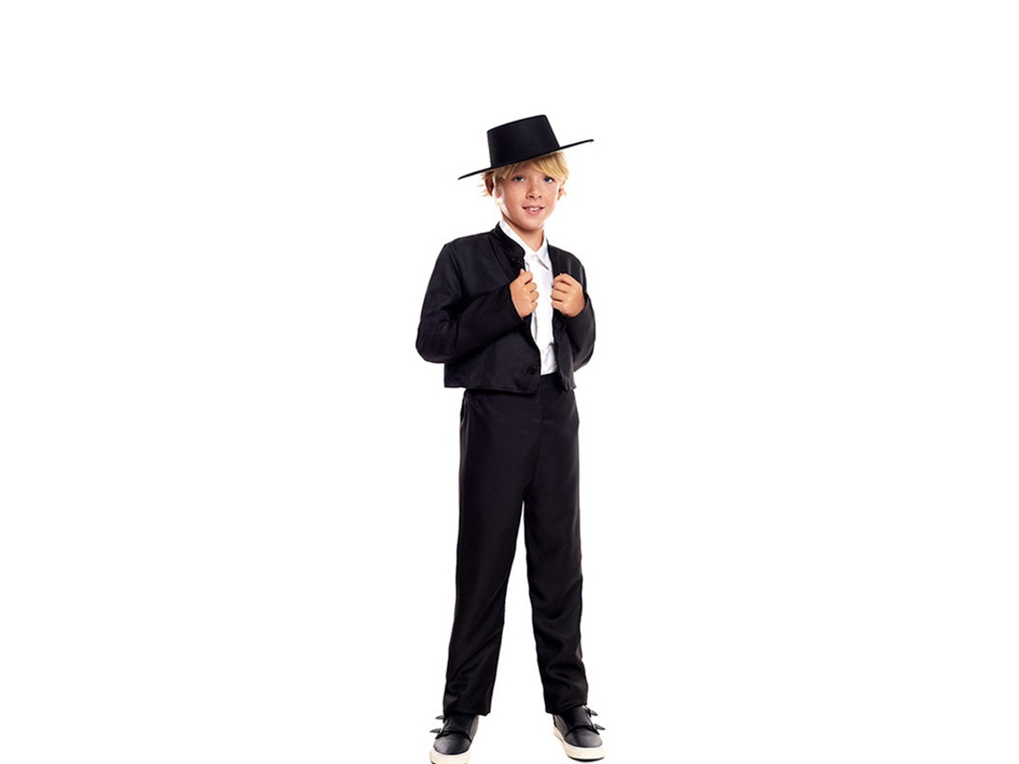 Disfraz de Niño PARTILANDIA cordobés negro elegante (Tam.: 3-4 anos)