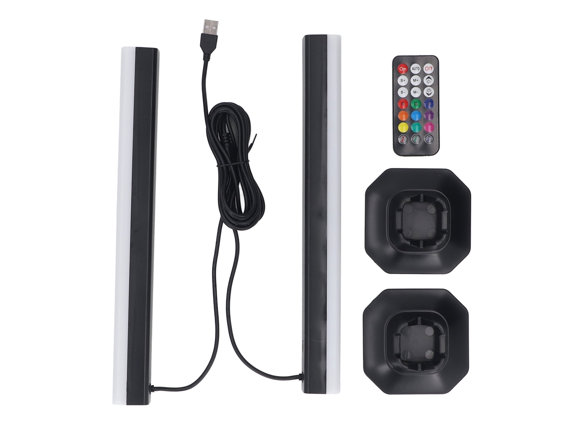 2026-barra De Luz Rgb Inteligente Con Sincronización Musical Led Ic Usb Control Remoto Para Tv Pc Gaming Ambiente