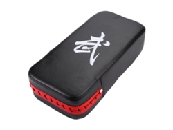 Objetivo de cuero sintético duradero para entrenamiento de boxeo y muay thai, para manos y pies (negro)