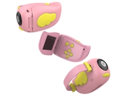 SZSMART  Câmara Digital  Hd 1080P Mini Cartoon (Anjo - Rosa)