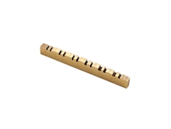 Cejuela de guitarra de latón bañada en oro, 12 cuerdas, compatible con guitarra acústica.