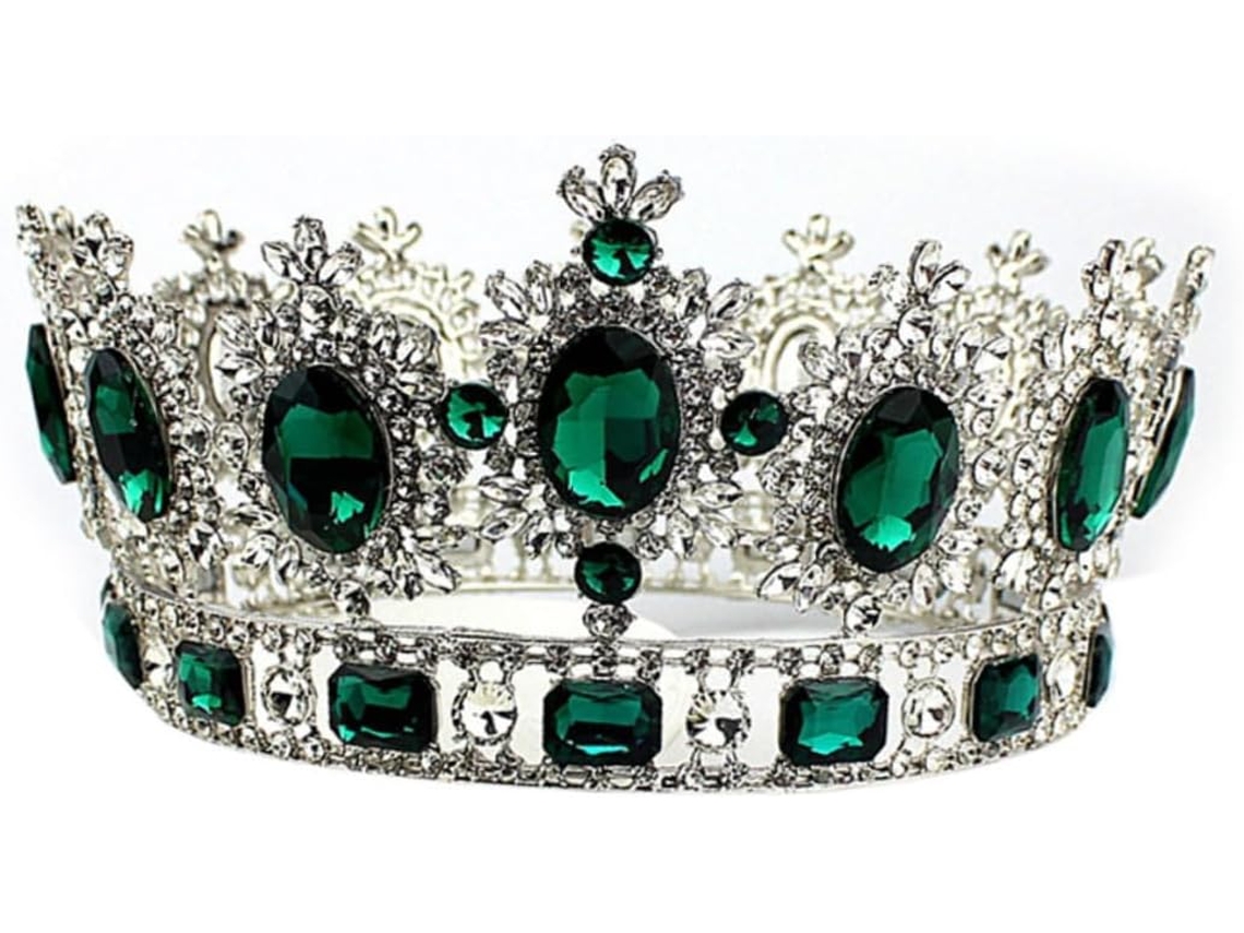 Corona Nupcial Verde, Accesorios Para El Cabello De Boda, Pinza Para El Cabello Y Diadema
