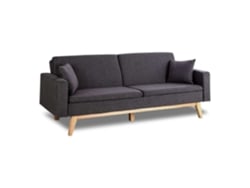 Sofá Cama Gris Marengo NALUI Reine 3 Plazas