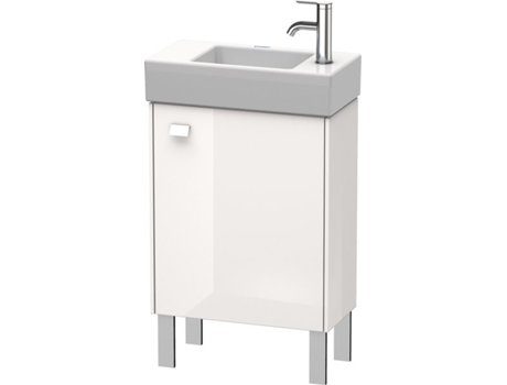 Mueble bajo lavabo DURAVIT Brioso de 48,4 x 23,9 cm 1 puerta con bisagra a la derecha 1 balda de cristal para lavabo Vero Air 072450