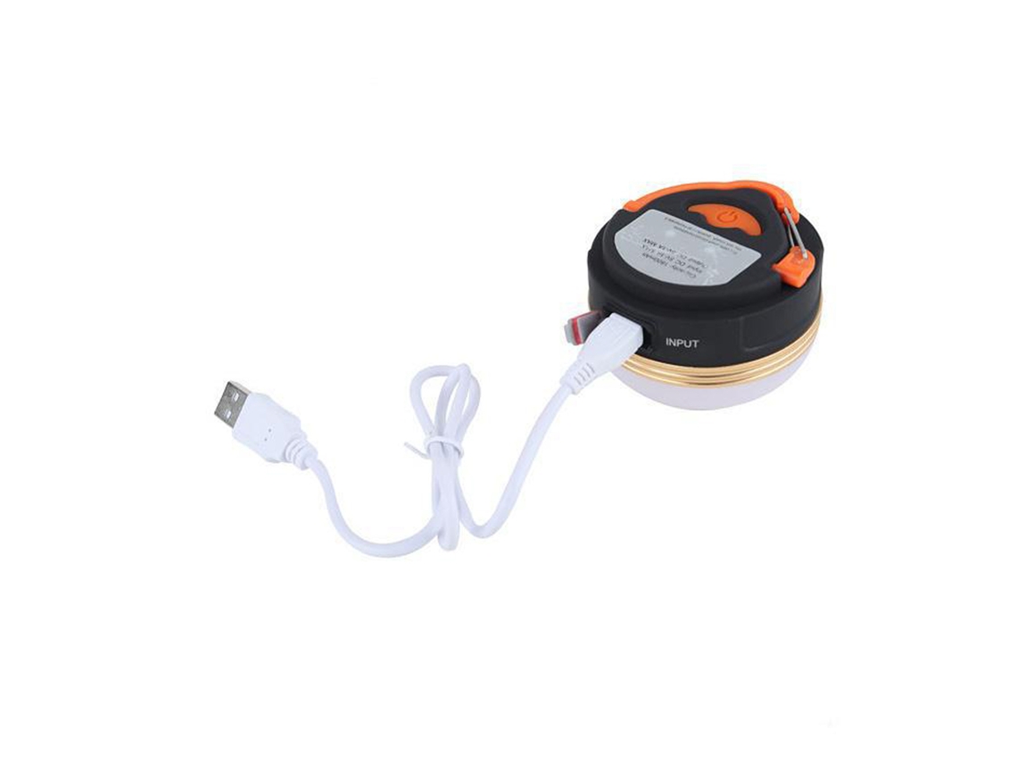 Linterna Led Recargable Usb Para Camping Con Base Magnética Y 3 Modos De Luz Para Emergencias Al Aire Libre.