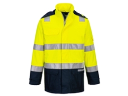 Chaqueta Ligera Bizflame Rain+ Hi-vis Light Arc Amarillo Marino / Xxl