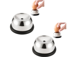 2 Perforadores De Huevos De Acero Inoxidable Con Puntas De Aguja Flexibles