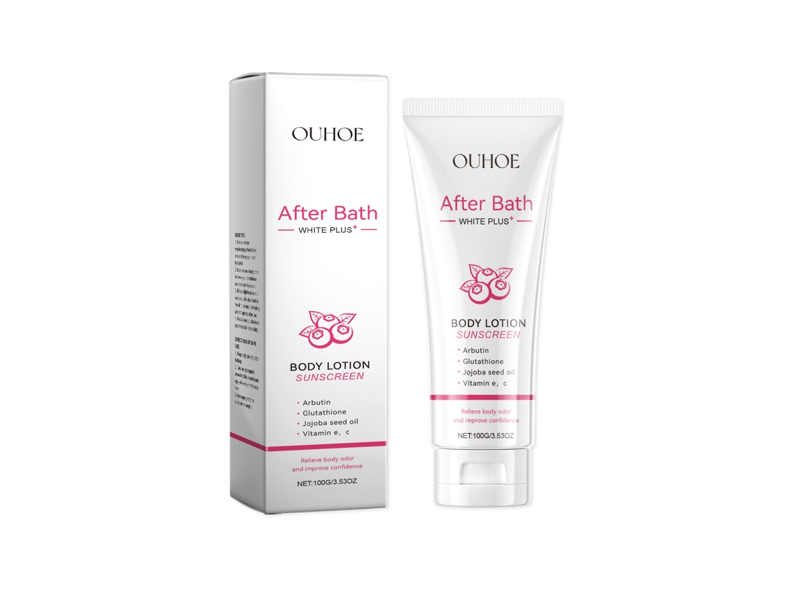 Loción corporal refrescante e iluminadora