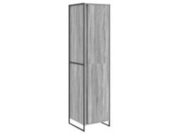 Armario con 2 puertas, 2 piezas, gris, Sonoma, 50x50x200 cm, MAISON EXCLUSIVE