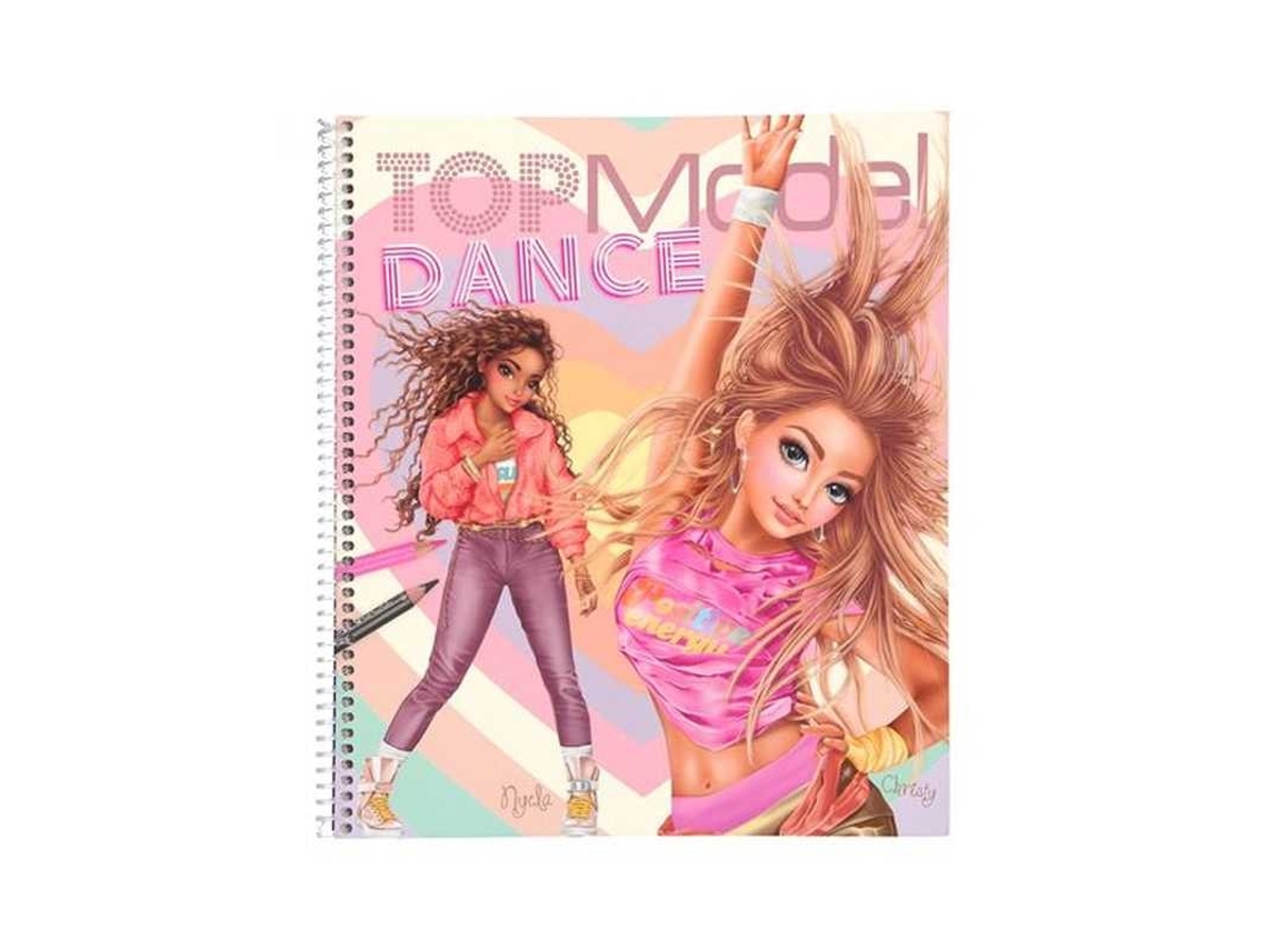 Top Model Cuaderno Para Colorear Dance