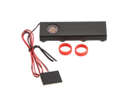 Mesita de noche plegable de aluminio YHL, antideslizante, con doble borde, para dormitorio.
