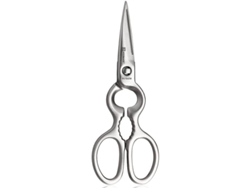 Tesoura de cozinha profissional 2026, 20 cm, aço inoxidável, multifuncional, própria para lava-louças, para carnes e legumes.