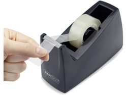 Portarollos para Cinta Adhesiva 19Mmx33M Base de Goma Antideslizante Cinta no Incluida Rapesco
