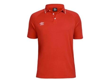 Polo de Hombre para Fútbol UMBRO Torch Rojo (14 años)