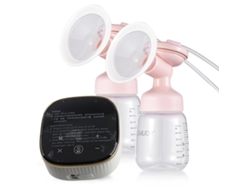Extractor De Leche Eléctrico Doble Con 3 Modos, 10 Niveles De Succión, Pantalla Led Y Batería Integrada.