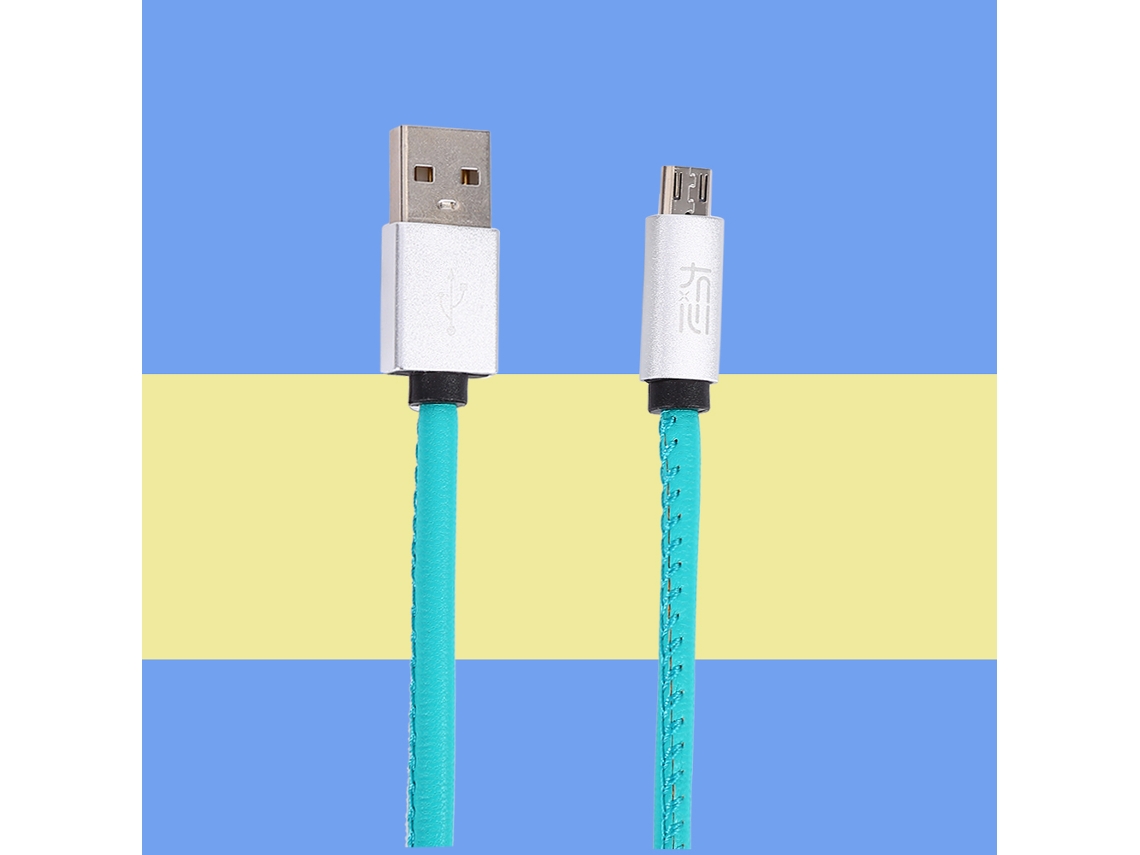 Cable De Datos (material De Cuero Puro, Interfaz Micro)