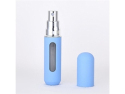 Frasco De Perfume En Spray Recargable De 5 Ml, Azul, Tamaño Viaje, Tamaño Portátil, Con Relleno Inferior En Forma De Macaron.