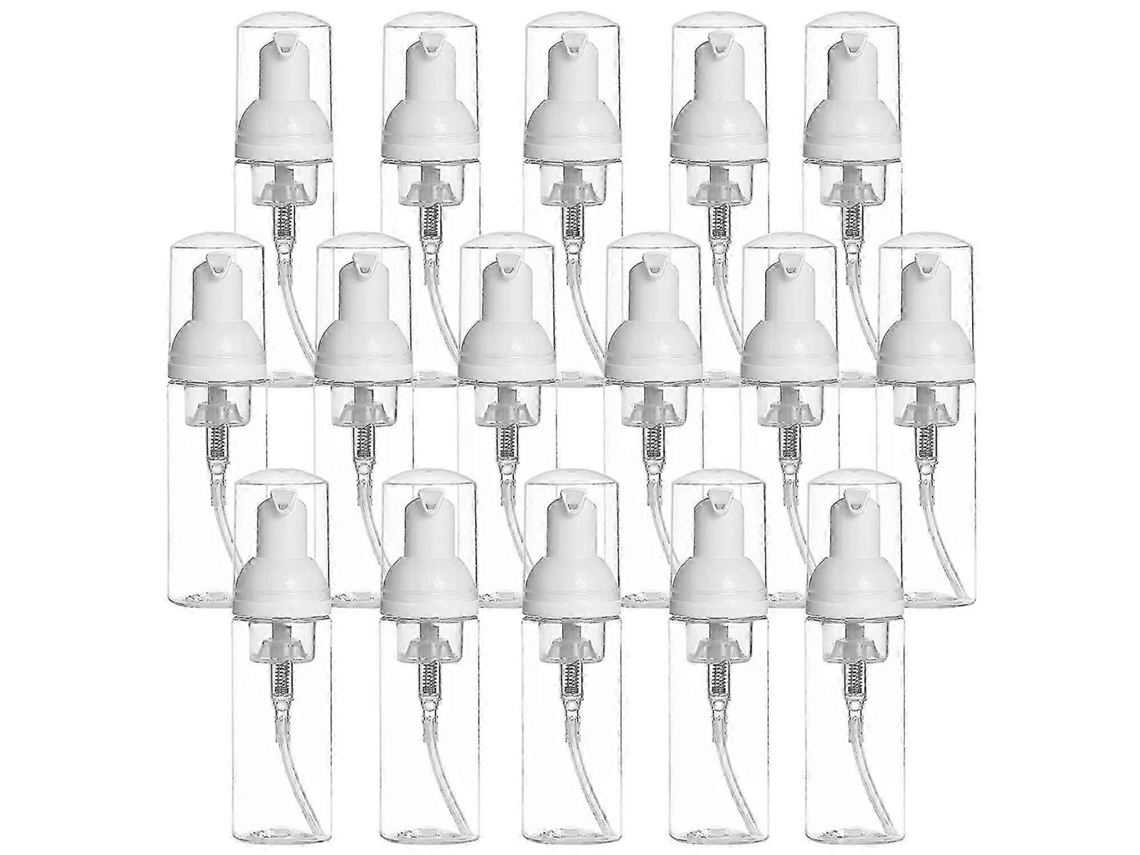 Paquete de 18 botellas rellenables de espuma de 2 oz con bomba. Aptas para viajes, a prueba de fugas, duraderas y perfectas para Rosewell.
