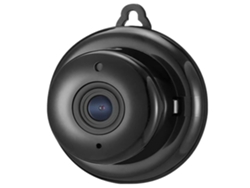 Mini cámara IP wifi, monitoreo por app, visión nocturna, cámara corporal, detección de movimiento, Yizhood (negra)