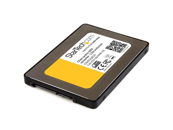 Lector de Tarjetas STARTECH.COM CFAST2SAT25 SATA Negro y Plateado