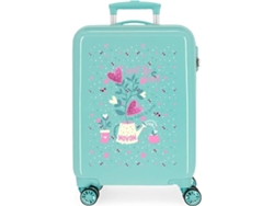 Maleta De Cabina Movom Flower Pot Turquesa (55x38x20cm - 34l)