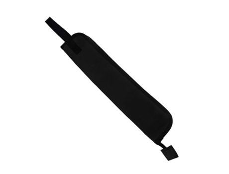 Bolsa para baquetas Bolsa para baquetas colgante para baquetas Bolsa de hombro portátil con correa (negro) (café)