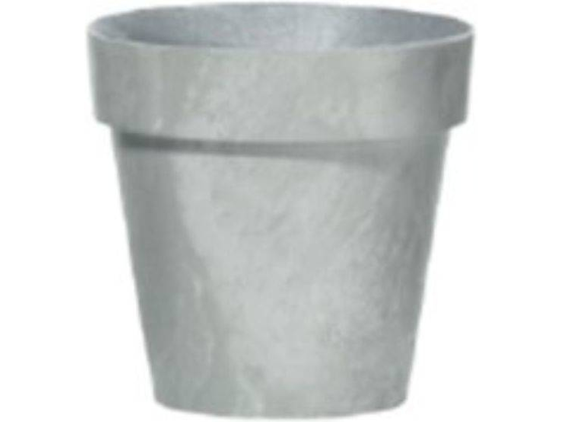 Maceta PROSPERPLAST Cube Beton Efect (Gris - 14 x 12.4cm)