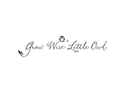 Adhesivo de pared Baok con la frase "Crece, pequeño búho sabio", adhesivo decorativo removible para niños y guarderías.