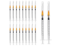 2026altiro-50 Jeringas De 1 Ml Con Aguja De 25g Y 1 Pulgada, Conexión Luer Lock, Esterilizadas Individualmente, Material De Laboratorio.