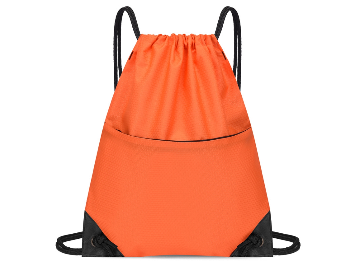 Bolsa de viaje impermeable con cordón ajustable - Naranja*