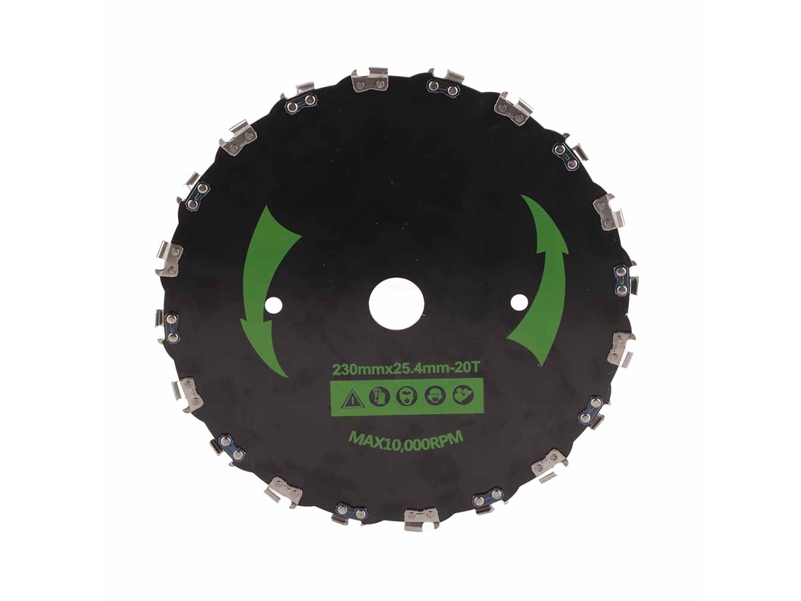 Hoja De Sierra Para Cortacésped, Acero, 230 Mm, 20 Dientes, Accesorio Para Desbrozadora Eléctrica.