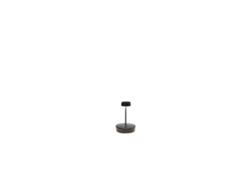Lámpara de mesa LED Zafferano Swap Mini Pro negra, recargable y regulable, 2200-2700-3000 K, 2 W, aluminio, IP65