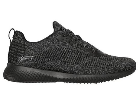 Zapatillas Deportivas SKECHERS Bobs Sport Squad Mujer (Grafita - Tejido -39,5)