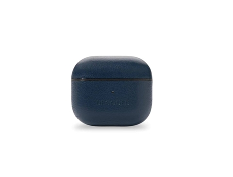 DECODED Funda de piel auténtica para los AirPods 3 de Apple Azul marino