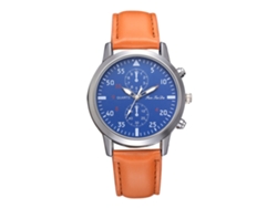 Reloj De Pulsera Unisex De Diseño Sencillo Con Correa De Pu Para Uso Profesional Y Diario.