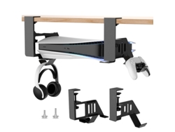 Soporte oculto debajo del escritorio para PS5/PS5 Slim Gertiz