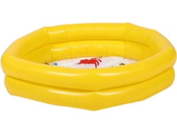 Piscina Inflable Bebés Niños Amarilla Verano,