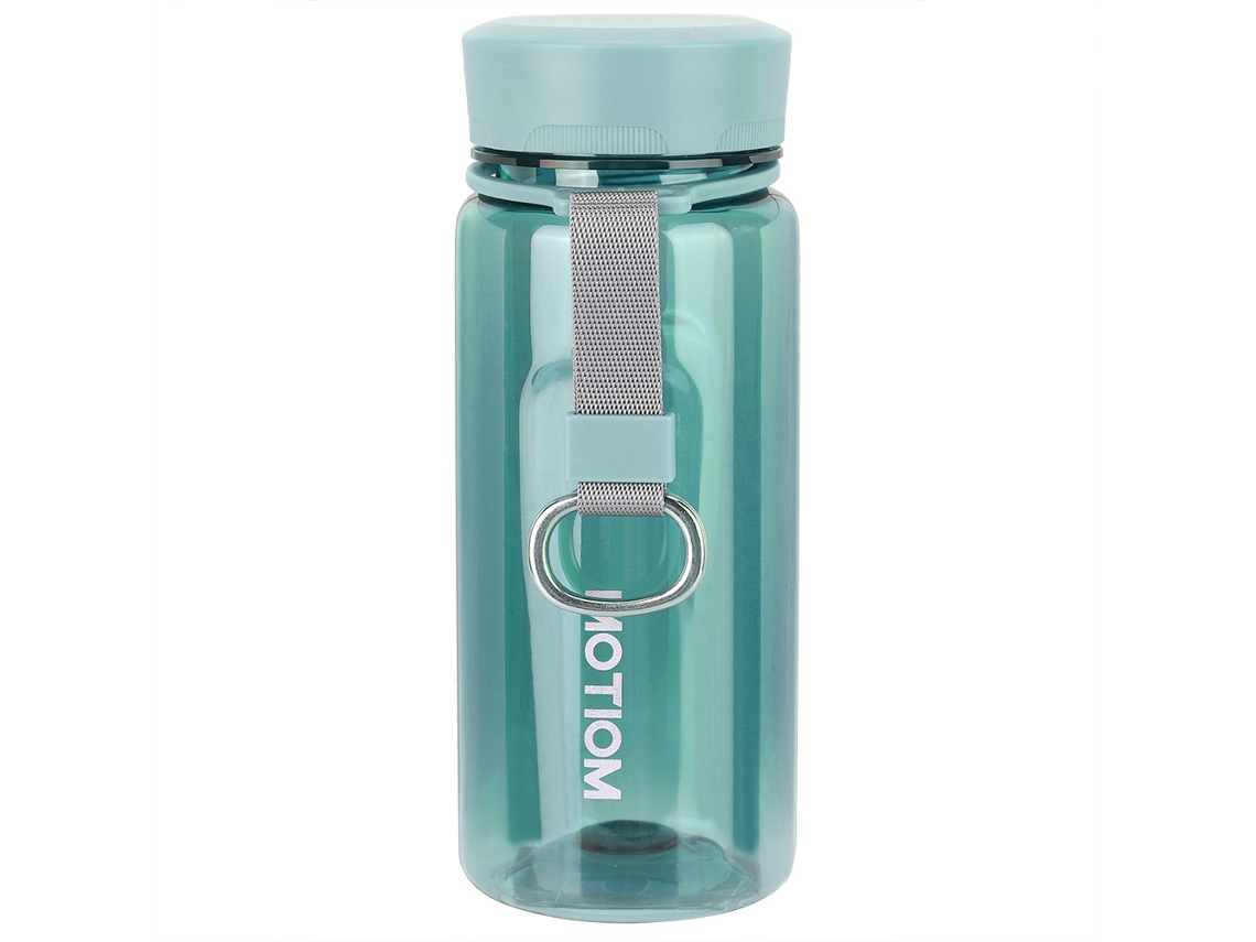 MEOIRUERY Vaso de Agua 400ml, Botella Deportiva Sencilla, Vaso Portátil para Beber, Ideal para Exterior, Color Cian