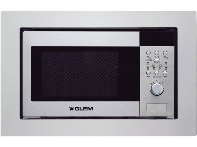 Microondas Integrable GLEM GMI203IX (20 L - Con grill - Inox)