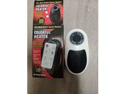 Mini calefactor blanco para oficina y hogar, calefactor de sobremesa, soplador de aire caliente con control remoto inteligente. Sfushos
