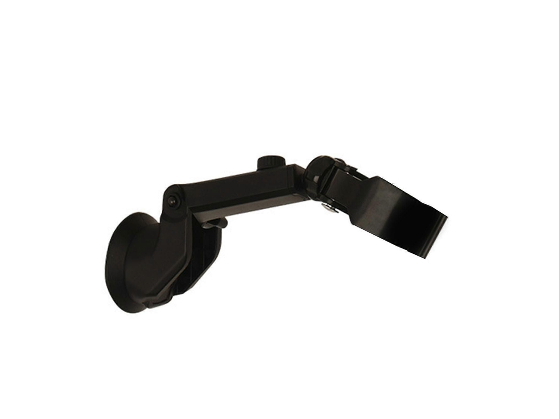 Soporte ajustable de pared para secador de pelo manos libres con estante de almacenamiento para baño - GOKOCO