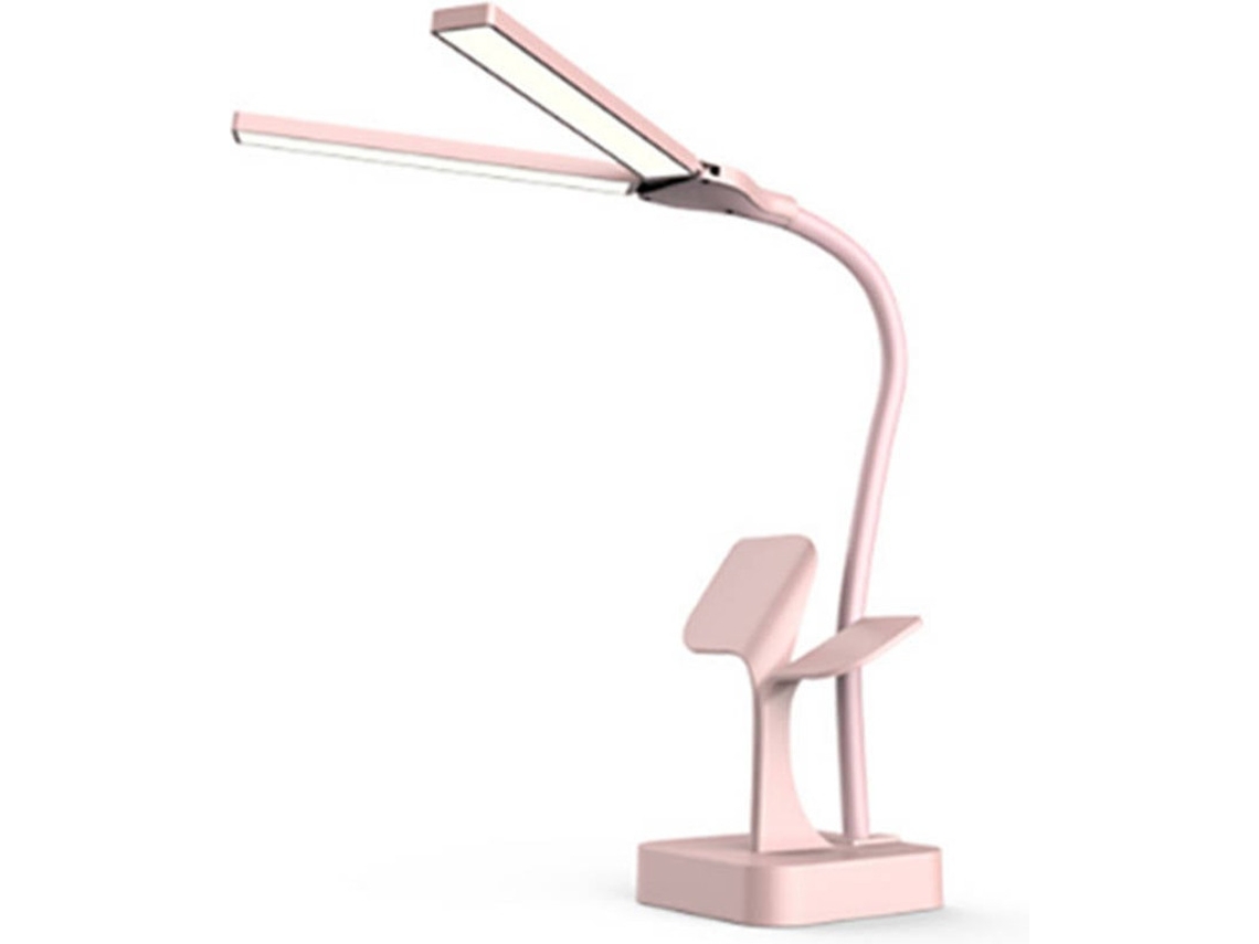 Szsmart Lámpara Led De Escritorio Con Lámpara De Lectura (rosa)