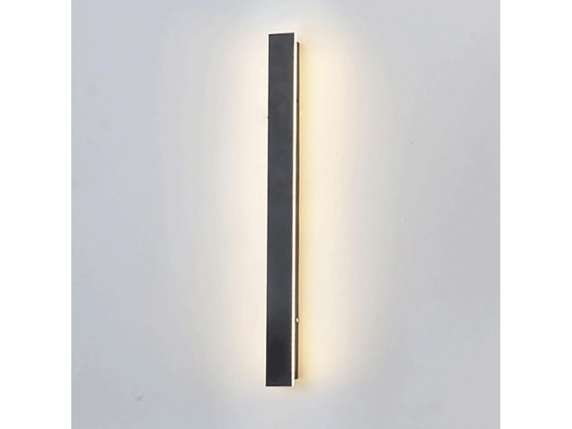 Aplique Mural En Aluminium Blanca Con Pantalla De Acrílico Hermético Ip65 Led Exterior