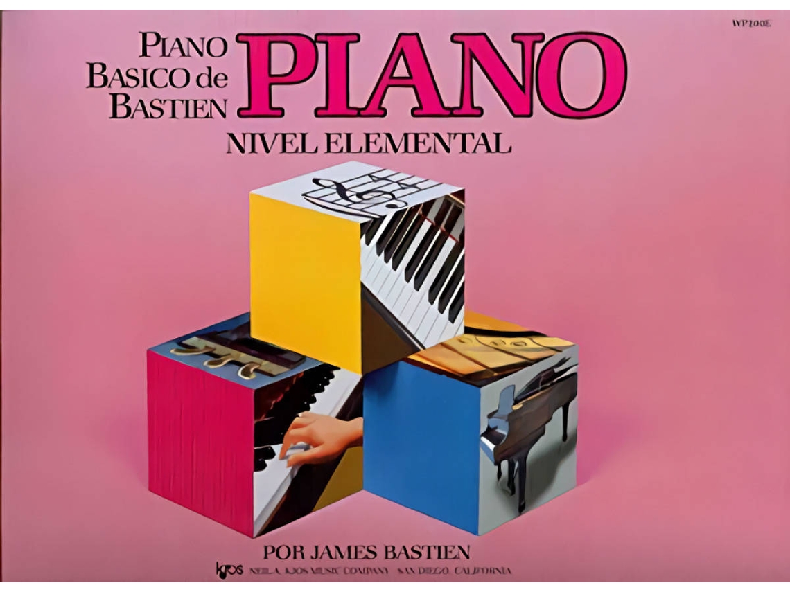Libro Piano Básico Nivel Elemental de Bastien (Español)
