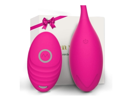 Control Remoto Huevo Vibrador Kegel Ball Portátil Silicona Inalámbrico 10 Modos Flexible e Impermeable BISBISOUS
