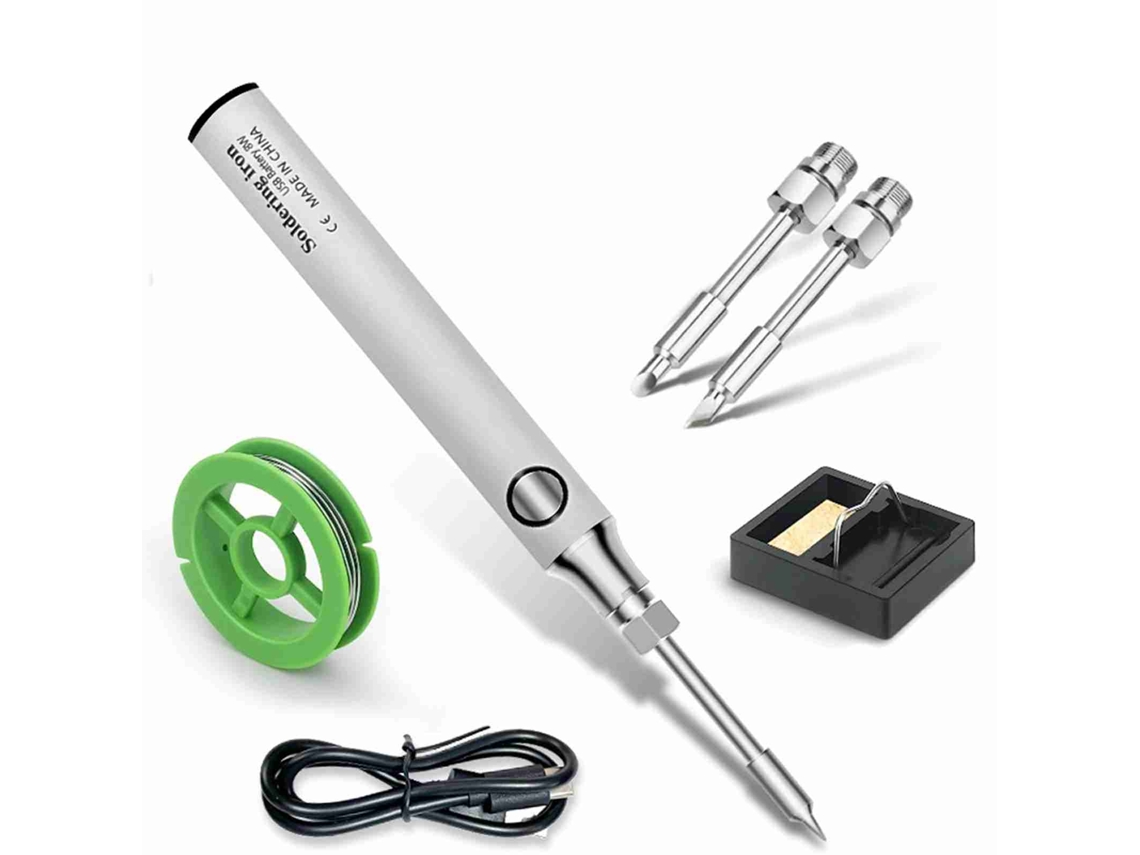 Soldador Portátil Compacto Inalámbrico Recargable Por Usb, Herramienta De Soldadura Manual Para Bricolaje