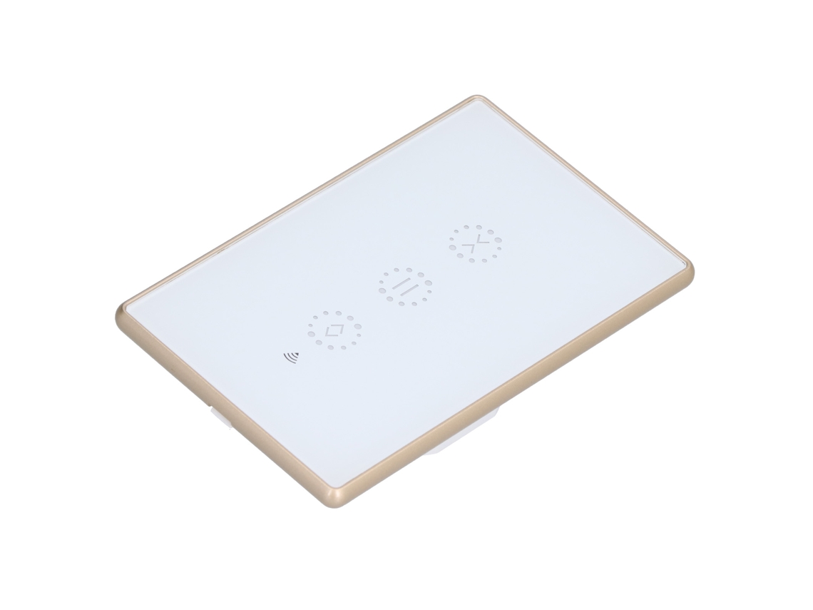 2026dz-interruptor Inteligente Wifi Tuya Para Cortinas Con Dimmer Estándar Marco Metálico Control Remoto 95‑