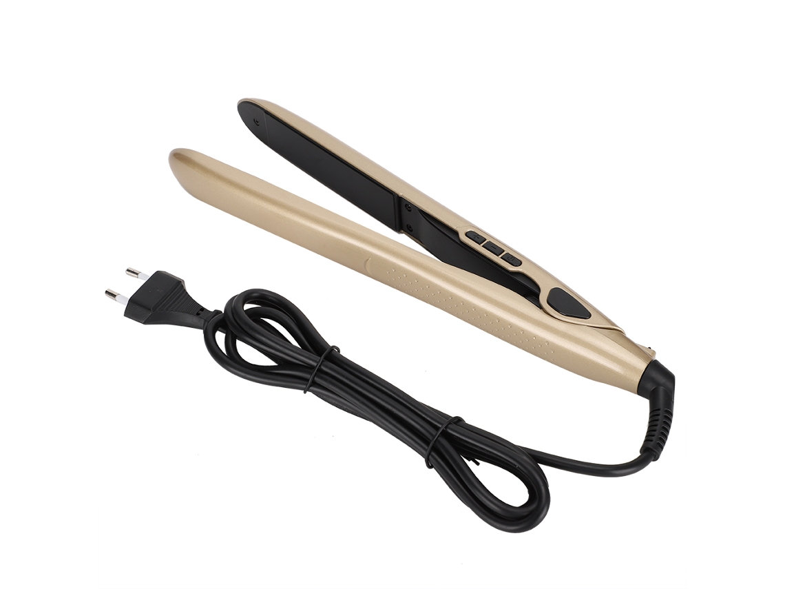 Plancha De Pelo Con Pantalla Lcd Digital Herramienta Eléctrica De Peinado Y Estilismo Café 110-240v Plug Eu