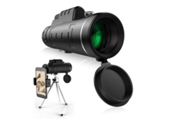 Phone Adapter Pro Para Binóculos Monóculos Lunetas Telescópios Astronômicos E Microscópios. Preto Facpoet