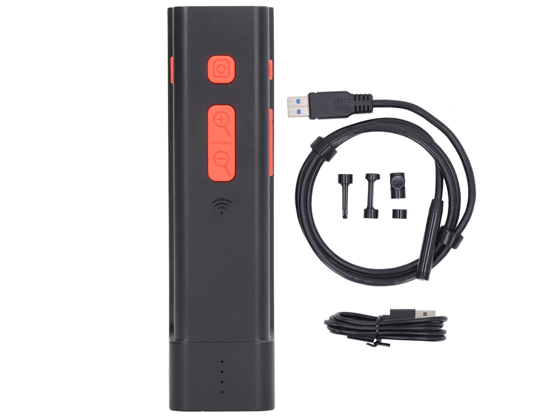 Cámara Endoscópica Wifi De 2 Mp, 1080p, Resistente Al Agua Ip67, Con Luz Portátil.